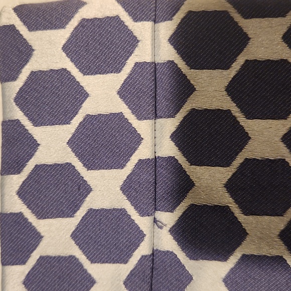 LOFT Purple and White Hexagon Skirt - Picture 7 of 7